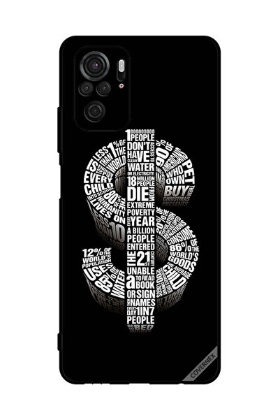 Covernex غطاء حماية لهاتف شاومي ريدمي نوت 10 إس 4 جي، دولار بخط اليد