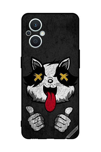 Covernex غطاء حماية لهاتف Oppo Reno 7 Lite بتصميم قطة مارشميلو