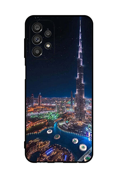 Covernex غطاء حماية لهاتف سامسونج جالاكسي A23 5G منظر ليلي لوسط المدينة