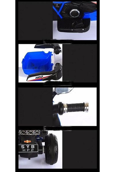 Nichiduta Motocicleta electrica pentru copii Nichiduta Sport HP2 70W Blue cu unitate audio, Mp3 si lumini led,