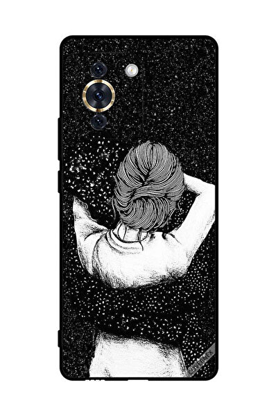 Covernex غطاء حماية لهاتف هواوي نوفا 10 برو - خيال ليلي لفتاة خربشة