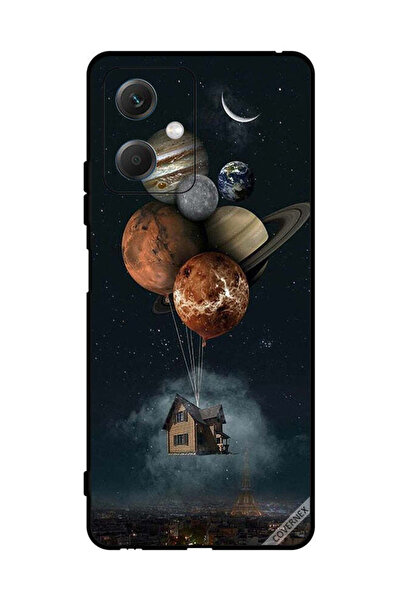 Covernex غطاء حماية لهاتف شاومي ريدمي نوت 12 - بالونات الكواكب تأخذك إلى المنزل
