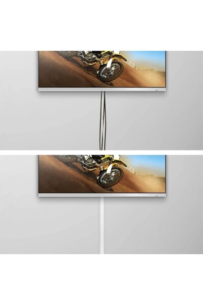 Yuwell YU WELL Electrical PVC Floor Trunking with Sticker Arc Trunking (10 X 25MM Width-16mm, White)