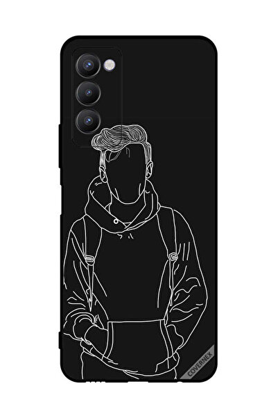 Covernex غطاء حماية لهاتف تكنو كامون 18 بي، رسم جاكيت بوي