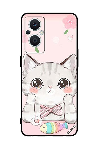 Covernex غطاء حماية لهاتف Oppo Reno 7 Lite Cat Fish