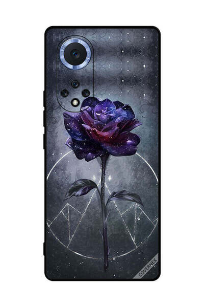 Covernex غطاء حماية لهاتف Honor 50 Pro بخلفية زهور داكنة