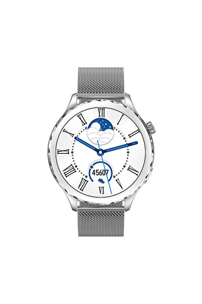 Techone Έξυπνο ρολόι και βραχιόλι γυμναστικής TechONE AK43 Diamond, Ασημί - Νέο προϊόν