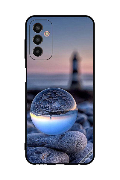 Covernex غطاء حماية لهاتف سامسونج جالاكسي F13، تصوير الطبيعة في زجاج دائري