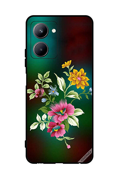 Covernex غطاء حماية لهاتف Realme C33 HD Flowers
