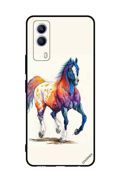 Covernex غطاء حماية لهاتف فيفو T1x - حصان ملون
