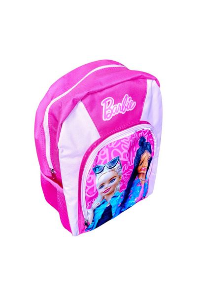 Barbie Ghiozdan copii, 40x30x15 cm, doua compartimente, multicolor, bretele intarite si ajustabile, Barbie