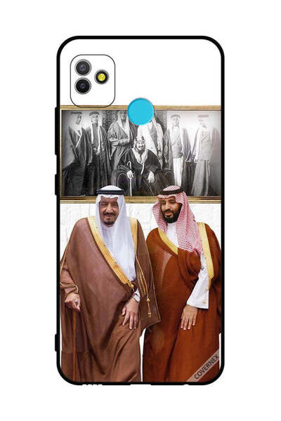 Covernex غطاء حماية لهاتف تكنو بوب 5 الملك سلمان ومحمد بن سلمان يتحدثان أثناء...