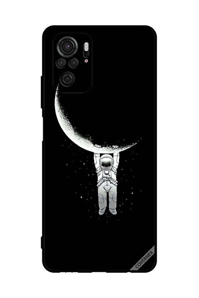 Covernex غطاء حماية لهاتف شاومي ريدمي نوت 10 إس 4 جي، صورة رائد فضاء معلق على...