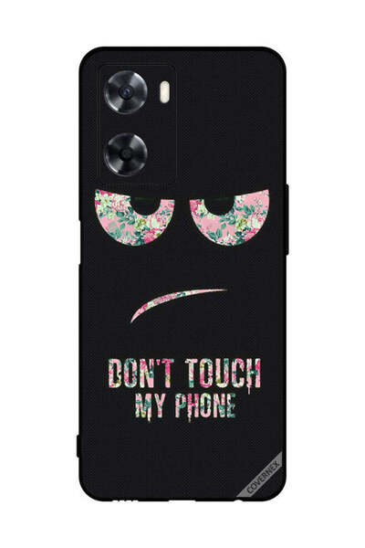 Covernex Protective Case Cover For Oppo A57s Don't Touch My Phone Floral