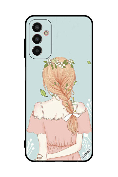 Covernex غطاء حماية لهاتف سامسونج جالاكسي F13 بفتاة واقفة بمظهر لطيف