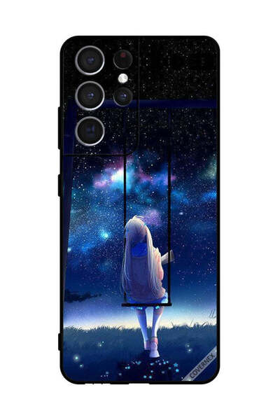 Covernex غطاء حماية لهاتف سامسونج S21 Ultra 5G - فتاة حزينة