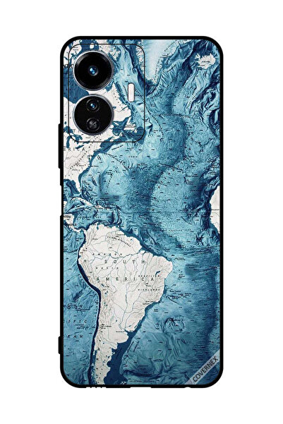 Covernex غطاء حماية لهاتف vivo Y77e - رسم خريطة