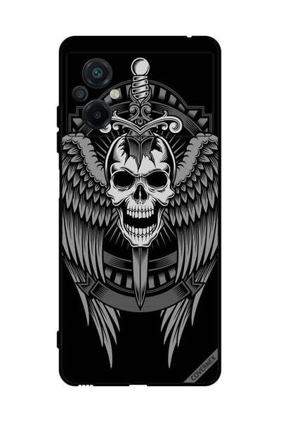 Covernex غطاء حماية لهاتف Xiaomi Poco M5 4G جمجمة بأجنحة نسر