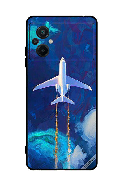 Covernex غطاء حماية لهاتف شاومي بوكو M5 4G برسومات طائرة