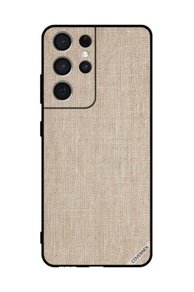 Covernex غطاء حماية لهاتف سامسونج S21 Ultra 5G مصنوع من القماش