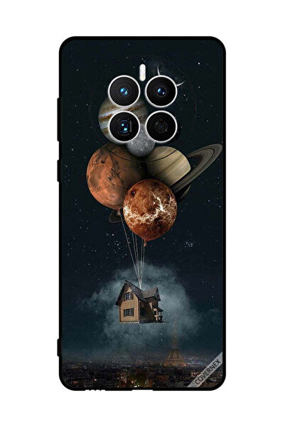 Covernex غطاء حماية لهاتف هواوي ميت 50 - بالونات وكواكب تأخذك إلى المنزل