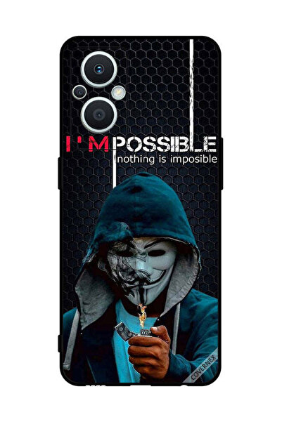 Covernex غطاء حماية لهاتف Oppo Reno 7 Z - خلفية شاشة I Am Possible، لا شيء مس...