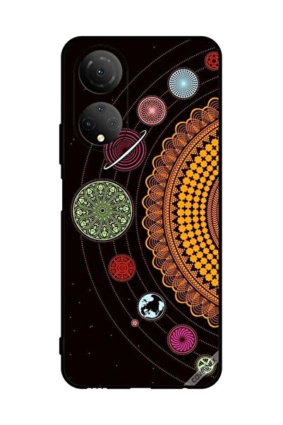 Covernex غطاء حماية لهاتف Honor X7 بتصميم أشكال ماندالا الفضائية