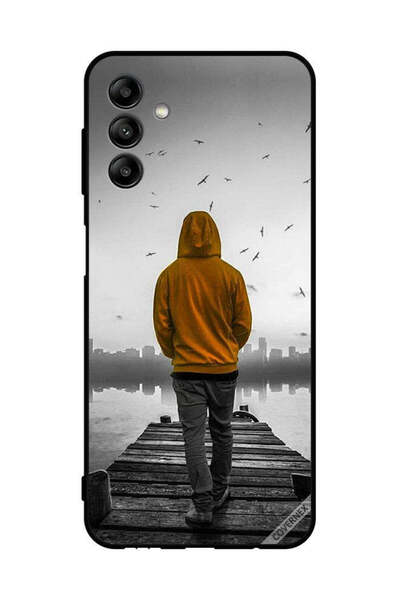 Covernex غطاء حماية لهاتف سامسونج جالاكسي A04s - فتى حزين يمشي