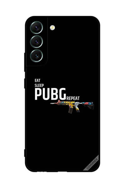 Covernex غطاء حماية لهاتف سامسونج S22+ 5G Eat Sleep Pubg Repeat