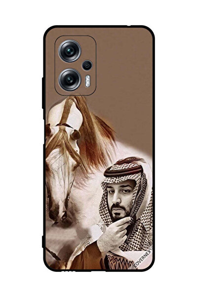 Covernex غطاء حماية لهاتف شاومي ريدمي نوت 11تي برو محمد بن سلمان أمام حصان