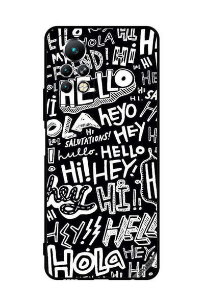 Covernex غطاء حماية لهاتف Infinix Note 11 Pro Hi Hello Tags