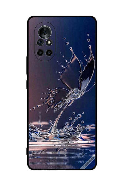 Covernex غطاء حماية لهاتف هواوي نوفا 8 - قطرات الماء - فراشة