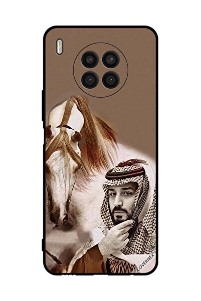 Covernex غطاء حماية لهاتف هونر 50 لايت محمد بن سلمان أمام حصان