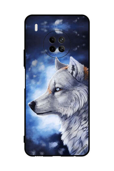 Covernex غطاء حماية لهاتف هواوي Y9A بتصميم رسم الذئب