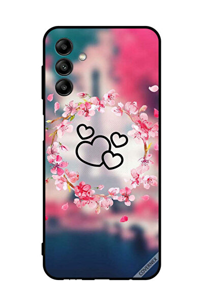 Covernex غطاء حماية لهاتف سامسونج جالاكسي A04s - مشبك فني على شكل قلوب