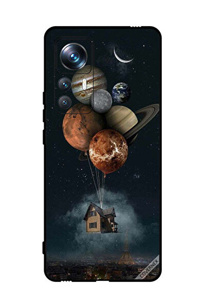 Covernex غطاء حماية لهاتف Xiaomi 12T Pro - بالونات وكواكب تأخذك إلى المنزل