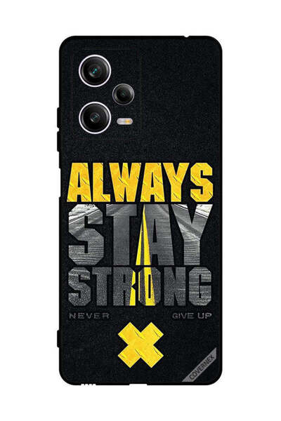 Covernex غطاء حماية لهاتف شاومي ريدمي نوت 12 برو، كن قويًا دائمًا ولا تستسلم ...