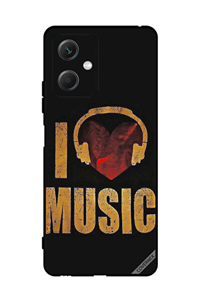 Covernex غطاء حماية لهاتف شاومي ريدمي نوت 12 - أنا أحب الموسيقى فينتاج
