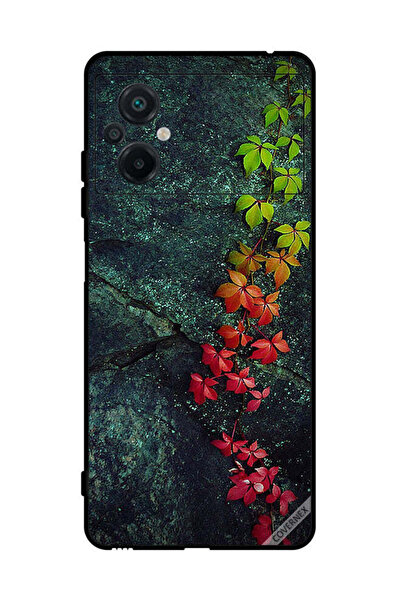 Covernex غطاء حماية لهاتف شاومي بوكو M5 4G بأوراق جميلة