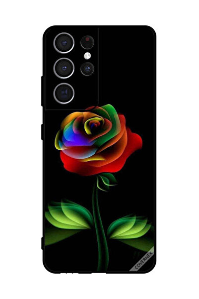 Covernex Protective Case Cover For Sumsung S21 Ultra 5G Rainbow Color Rose