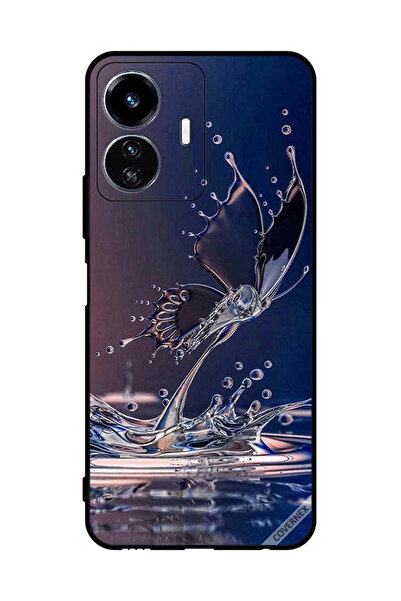 Covernex غطاء حماية لهاتف فيفو Y77 بتصميم قطرات الماء على شكل فراشة