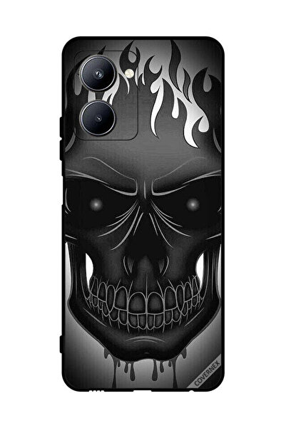 Covernex غطاء حماية لهاتف Realme C33 - رسمة جمجمة