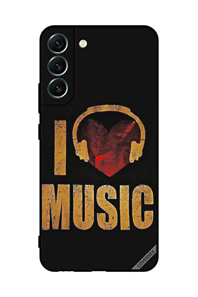 Covernex غطاء حماية لهاتف سامسونج S22+ 5G، أنا أحب الموسيقى فينتاج