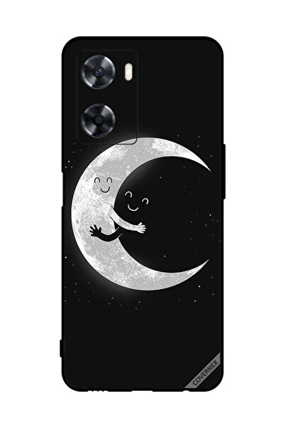 Covernex غطاء حماية لهاتف Oppo A77s - عناق القمر والسماء المظلمة