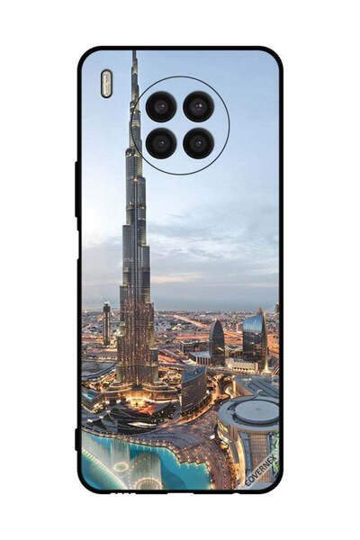 Covernex غطاء حماية لهاتف Honor 50 lite منظر جميل لوسط مدينة دبي
