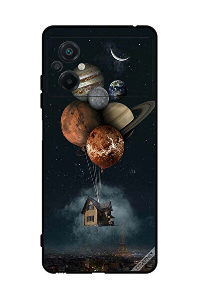 Covernex غطاء حماية لهاتف Xiaomi Poco M5 4G Balloon Planets Takes Home
