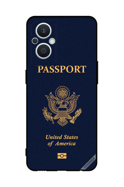 Covernex غطاء حماية لهاتف Oppo Reno 7 Z 5G بنمط جواز السفر الأمريكي