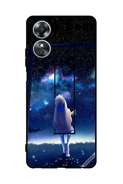 Covernex غطاء حماية لهاتف Oppo A17 - فتاة حزينة