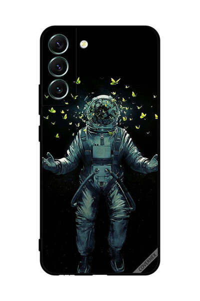 Covernex غطاء حماية لهاتف سامسونج S22+ 5G، رائد فضاء وفراشات