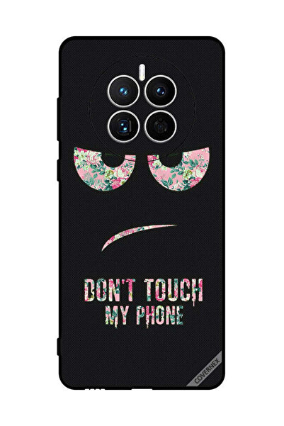 Covernex غطاء حماية لهاتف هواوي ميت 50 - لا تلمس هاتفي - زهري